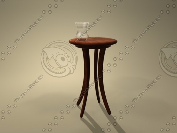 3d model end table - end table.max by Animation Anchor Line